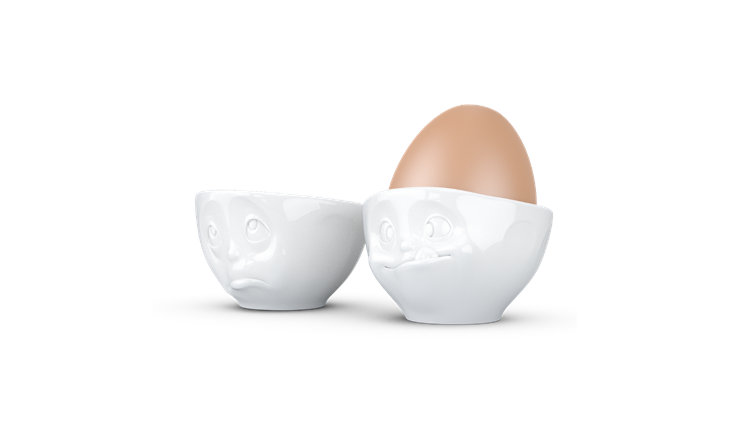 Fifty Eight Eierbecher Set - ochbitte/lecker weiß