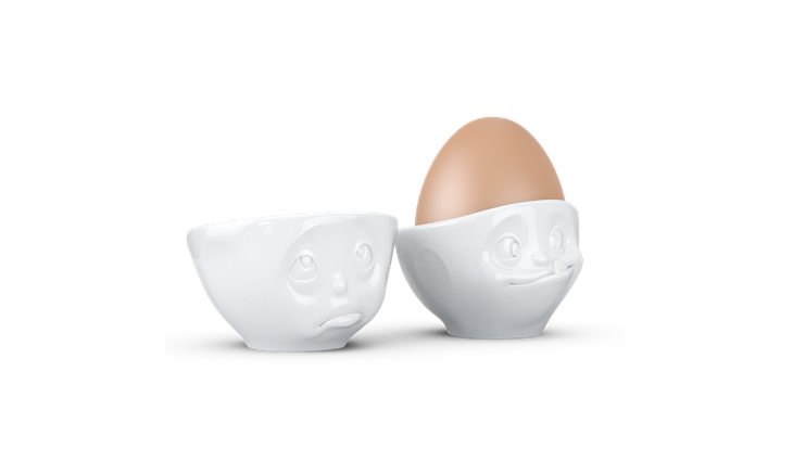 Fifty Eight Eierbecher Set - ochbitte/lecker weiß