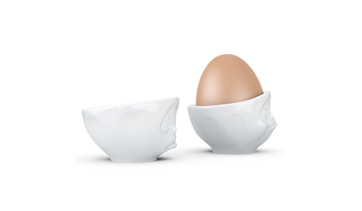 Fifty Eight Eierbecher Set - ochbitte/lecker weiß