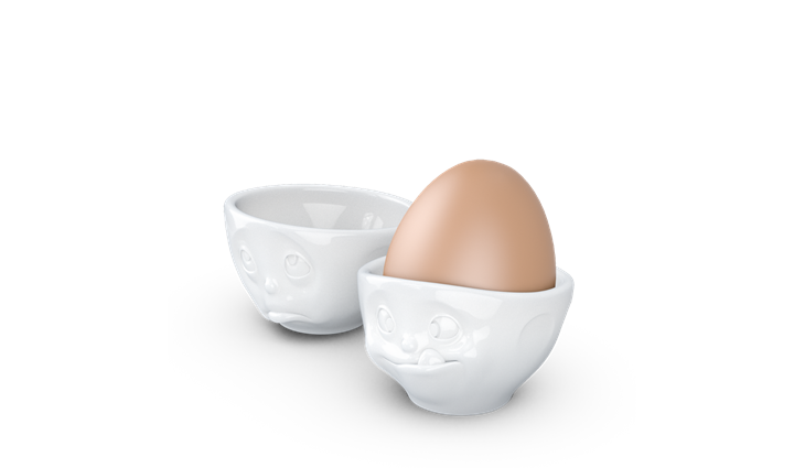 Fifty Eight Eierbecher Set - ochbitte/lecker weiß