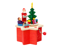 Graupner Kurbelspieldose Weihnachtsmann