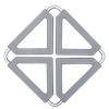 LURCH Topfuntersetzer Silikon klappbar iron grey
